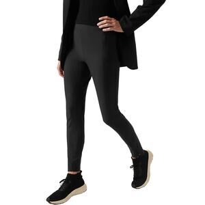 Athleta Stellar City Tight Sz 6 TALL Small Fitted Black Leggings Skinny Pants